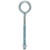 Hampton 3/8 in. X 6 in. L Zinc-Plated Steel Eyebolt Nut Included