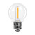 Belle Luci Holiday Bright Lights LED G50 Single Filament Bulbs Warm White 2.5 in. 25 lights