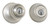 Kwikset Polo Satin Nickel Entry Lock and Single Cylinder Deadbolt 1-3/4 in.