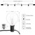 Globe-Electric G40 Monaco String Light Set Clear 25 ft. 25 lights