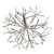 Holiday Bright Lights LED Sphere Light Warm White 16 in. 96 lights