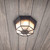 Heath Zenith Motion-Sensing Hardwired Incandescent Black Ceiling Light