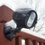 Mr. Beams NetBright Motion-Sensing Battery Powered LED Dark Brown Spotlight