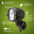 Mr. Beams NetBright Motion-Sensing Battery Powered LED Dark Brown Spotlight