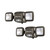 Mr. Beams NetBright Motion-Sensing Battery Powered LED Dark Brown Security Light