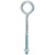 Hampton 1/2 in. X 8 in. L Zinc-Plated Steel Eyebolt Nut Included