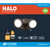 Halo TGS Series Dusk to Dawn Hardwired LED Bronze Floodlight