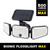 Bell & Howell Bionic Motion-Sensing Solar Powered LED Black Floodlight
