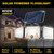 Bell & Howell Bionic Motion-Sensing Solar Powered LED Black Floodlight