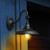 Classy Caps Dusk to Dawn Solar Powered LED Black Barn Light