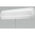 ETI 18 in. L White Hardwired LED Closet Light With Pull Chain 1200 lm