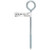 Hampton 5/16 in. X 6 in. L Zinc-Plated Steel Lag Thread Eyebolt