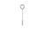 Hampton 3/8 in. X 8 in. L Stainless Stainless Steel Lag Thread Eyebolt