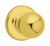 Kwikset Polo Polished Brass Passage Door Knob Right or Left Handed