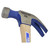 Vaughan 20 oz Smooth Face Curved Claw Hammer 14 in. Hickory Handle