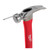 Milwaukee 21 oz Milled Face Claw Hammer 14 in. Fiberglass/Poly Handle