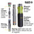 Klein Tools 1/4 inch 5/16 inch 11/32 inch 3/8 inch 1/2 inch 7/16 inch 9/16 inch Hollow Shaft 7-in-1