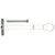 Hillman Rawl 3/16 in. D X 2-1/2 in. L Round Plastic RH Combo Strap Toggle 2 pk