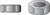 Hillman 5/8 in. Zinc Dichromate Steel USS Hex Nut 25 pk