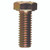 Hillman 3/8 in. D X 1 in. L Heat Treated Steel Hex Head Cap Screw 100 pk