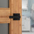 Kwikset Singapore Matte Black Privacy Lever Right or Left Handed