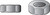 Hillman 1/4 in. Hot Dipped Galvanized Steel USS Hex Nut 100 pk