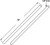 Prime-Line 16 in. L X 1/2 in. D Wire Winding Rods