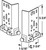 Prime-Line 1-5/16 in. W X 2-3/4 in. L Steel Bracket