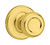 Kwikset Tylo Polished Brass Passage Door Knob Right or Left Handed