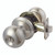 Ace Colonial Satin Nickel Entry Lockset 1-3/4 in.