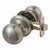 Ace Colonial Satin Nickel Passage Lockset 1-3/4 in.