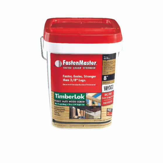 FastenMaster TimberLOK No. 10 X 8 in. L Hex Epoxy Wood Screws 250 pk