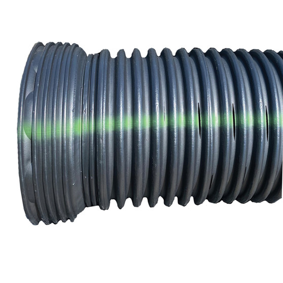 Advance Drainage Systems 4 in. D X 10 ft. L Polyethylene Slotted Perforated Drain Pipe