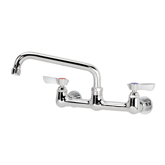 Krowne Silver Series Two Handle Chrome Laundry Faucet
