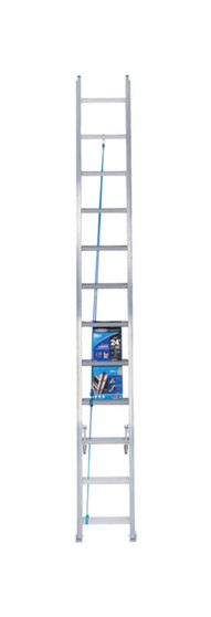 Werner 24 ft. H Aluminum Extension Ladder Type I 250 lb. capacity