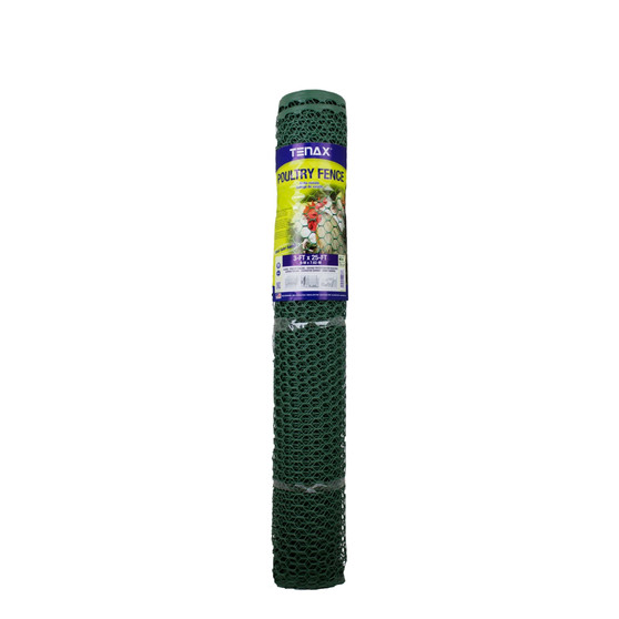 Tenax 3 ft. H X 25 ft. L Polyethylene Poultry Fence .65 in.