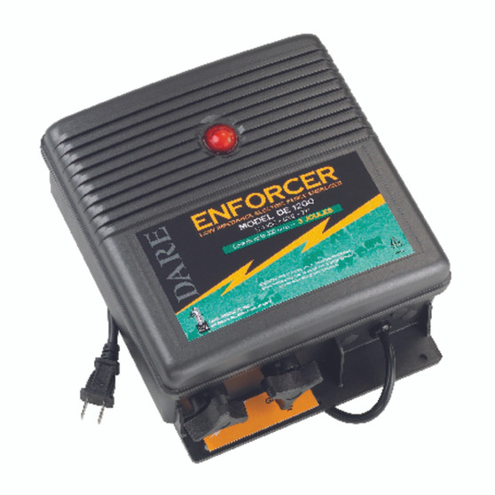 Dare Enforcer Series 110 V Electric-Powered Fence Energizer 300 acre Black