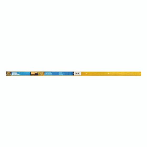 M-D 1-1/8 in. H X 36 in. L Prefinished Satin Brass Aluminum Stair Edge