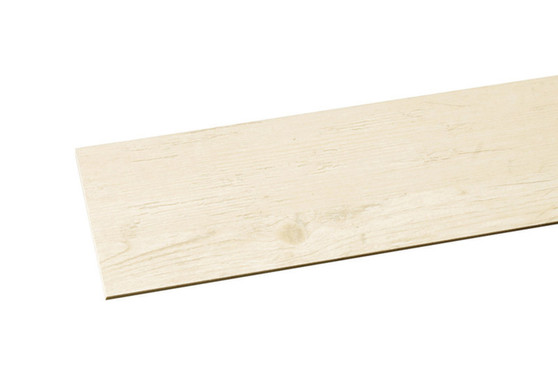 Inteplast Building Products 1/4 in. H X 4-1/2 in. W X 4 ft. L Prefinished Whitewashed Pine PVC Wall