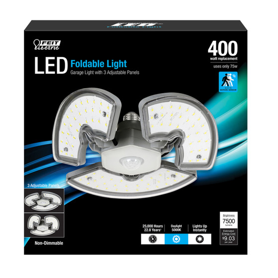 Feit 35 W LED Foldable Light 7500 lm Daylight Specialty 1 pk