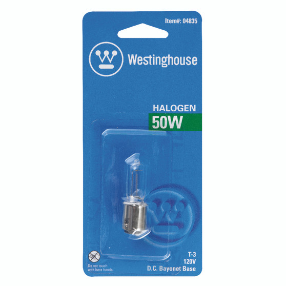 Westinghouse 50 W T3 Specialty Halogen Bulb 600 lm Bright White 1 pk