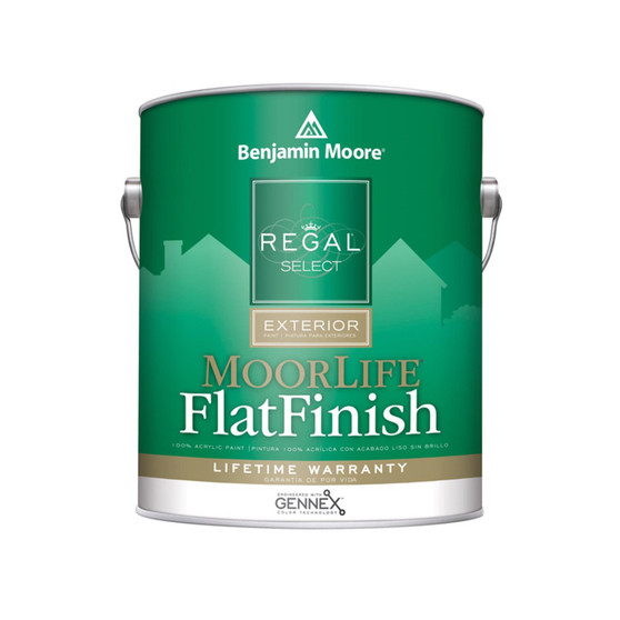 Benjamin Moore Regal Select Flat Tintable Base Base 4 Paint Exterior 1 gal