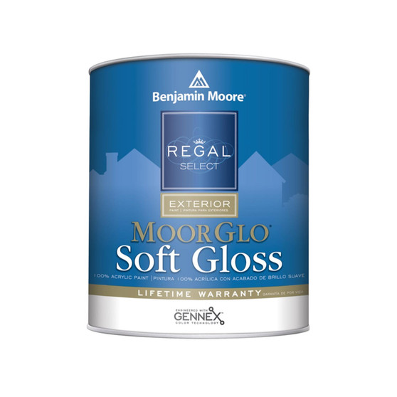 Benjamin Moore Regal Select Soft Gloss Tintable Base Base 3 Paint Exterior 1 qt
