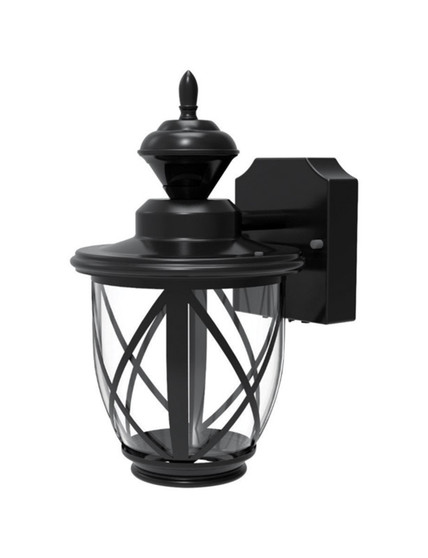 Heath Zenith Black Motion-Sensing LED Wall Lantern