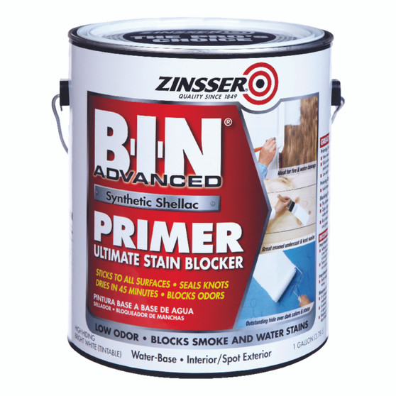 Zinsser BIN Advanced White Shellac-Based Primer 1 gal