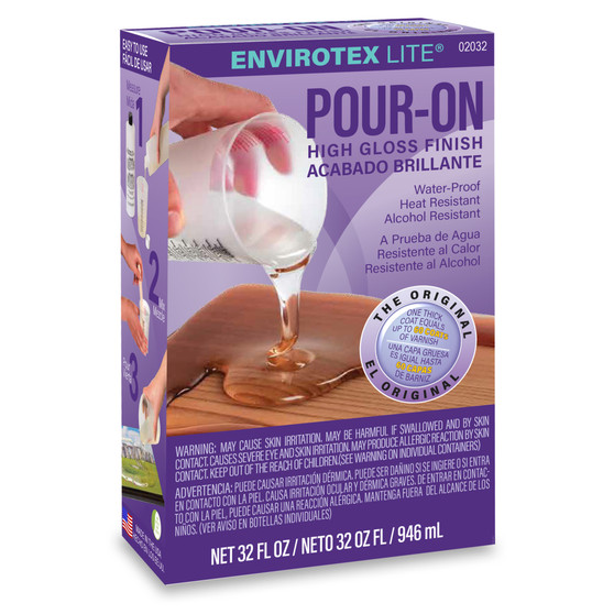 EnviroTex Lite High-Gloss Clear Finish 32 oz