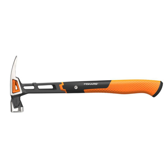 Fiskars IsoCore 20 oz Smooth Face Rip Hammer Steel Handle