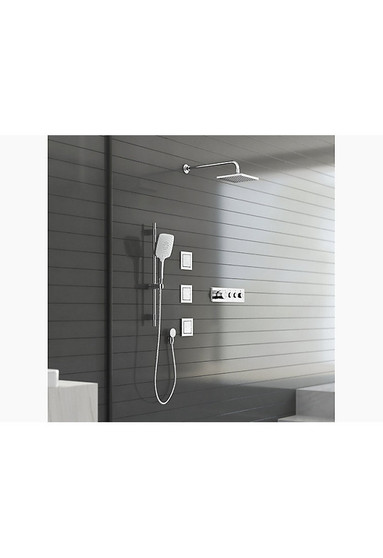 Kappa square 20 cm single-function rainhead