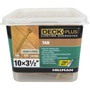 Deck Plus No. 10 X 3-1/2 in. L Tan Star Flat Head Exterior Deck Screws 5 lb
