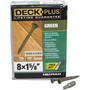 Deck Plus No. 8 X 1-5/8 in. L Green Star Flat Head Exterior Deck Screws 1 lb